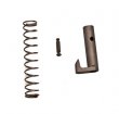 Rear Latch pin and spring for side-folding stock stamped receiver