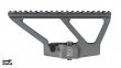 Gray Cerakoted Scope Mount for AK Variant Rifles with Picatinny Rail