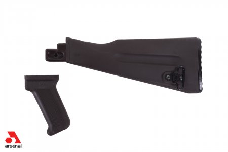 Warsaw Length Plum Buttstock and Pistol Grip Set for Stamped Receivers