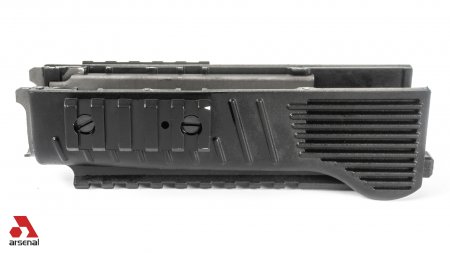 Black Polymer Lower Handguard for Milled Receiver with Picatinny Rail on 3 Sides