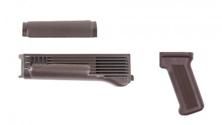 Plum Polymer Handguard and Pistol Grip Set for Milled Receiver