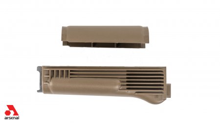 FDE Handguard Set for Stamped Receiver with Heat Shield
