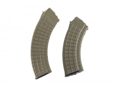 Circle 10 - One Each OD Green 40rd and 30rd 7.62x39mm Magazine Set