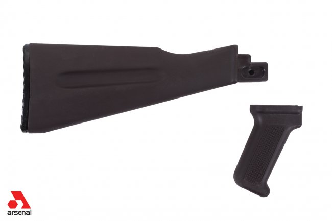 Warsaw Length Plum Buttstock and Pistol Grip Set for Stamped Receivers