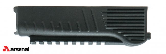 Black Polymer Lower Handguard for Milled Receiver with Integrated Picatinny Rail