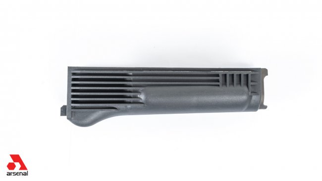 Gray Polymer Lower Handguard with Stainless Steel Heat Shield for Milled Receivers