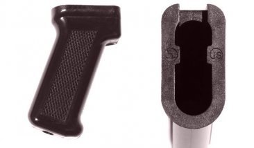 Plum Polymer Pistol Grip