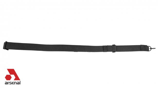 Nylon Black Sling with Single Point Attachment for AK47, AK74 and AKM Rifles