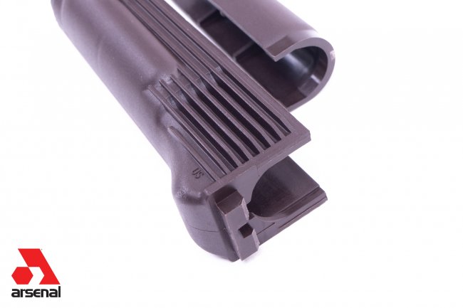 Plum Polymer Handguard Set for Milled Receiver with Stainless Steel Heat Shield