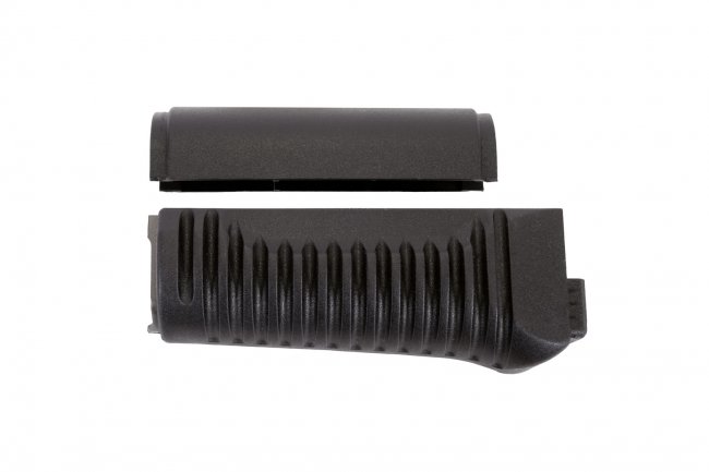 Black Ribbed SBR Handguard Set for Stamped Receivers