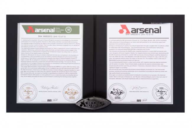 Arsenal 25th Anniversary SAM7K Commemorative Set