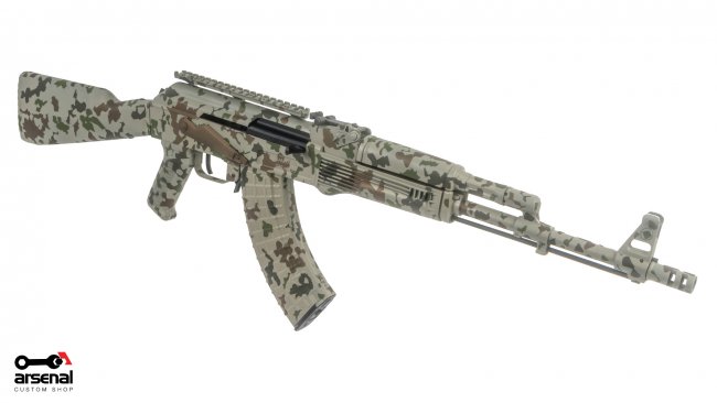 Arsenal Custom Shop Sparse Desert Camo Cerakote SAM7R 7.62x39mm Semi-Auto Milled Receiver AK47 Rifle