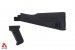 Arsenal AK47 / AK74 Black Warsaw Length Buttstock and Pistol Grip Set for Stamped Receivers