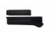 Black Polymer Handguard Set with Stainless Steel Heat Shield for Milled Receivers